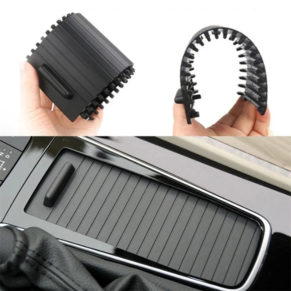 Water Cup Holder Curtain Center Console Accessory Cup Holder Curtain High Reliability Easy Installation Smooth Sliding Mechanism