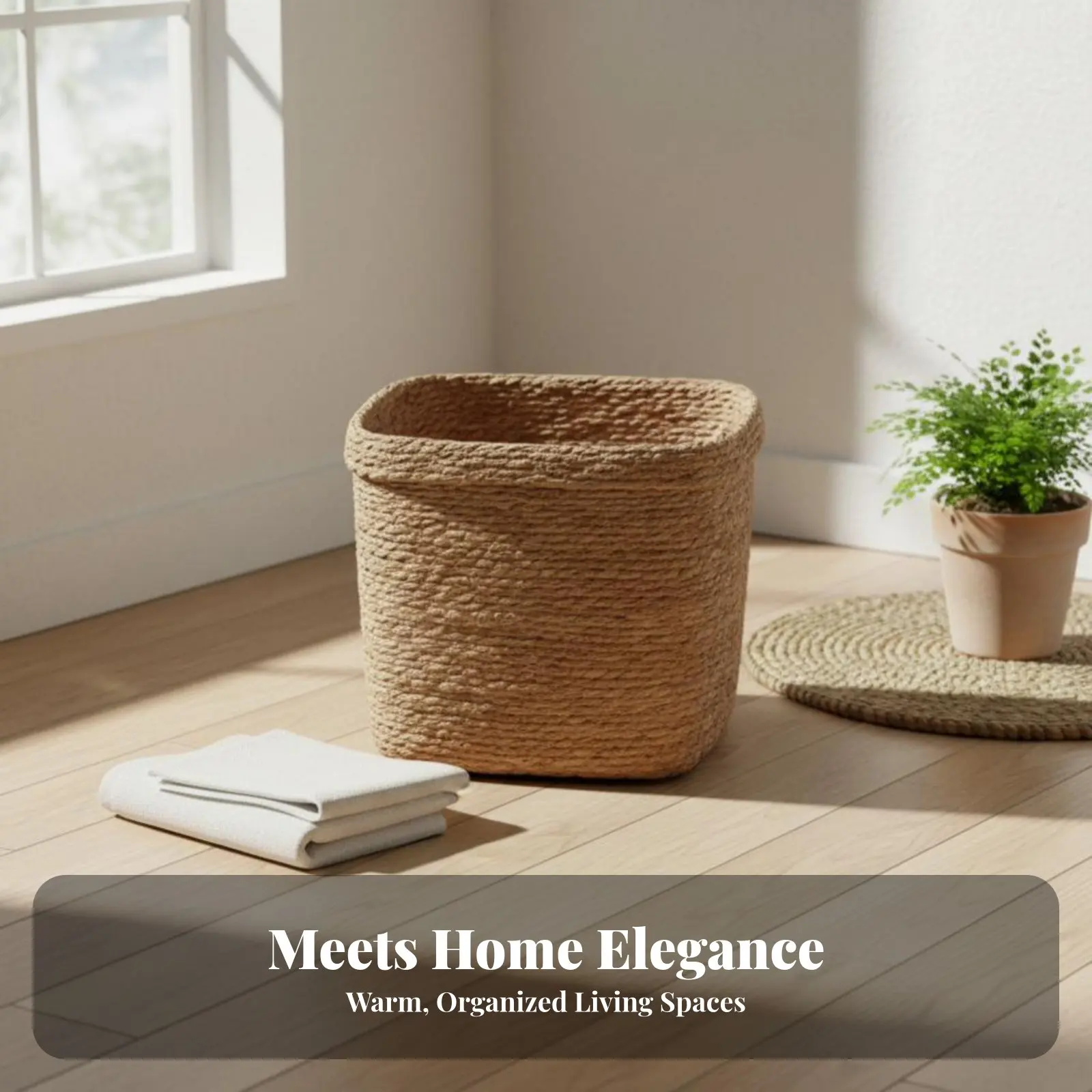 

Плетеная корзина с крышкой в японском стиле, корзина для белья с крышкой, натуральный дизайн, для семей, жильцов квартир, ванной комнаты, кладовой