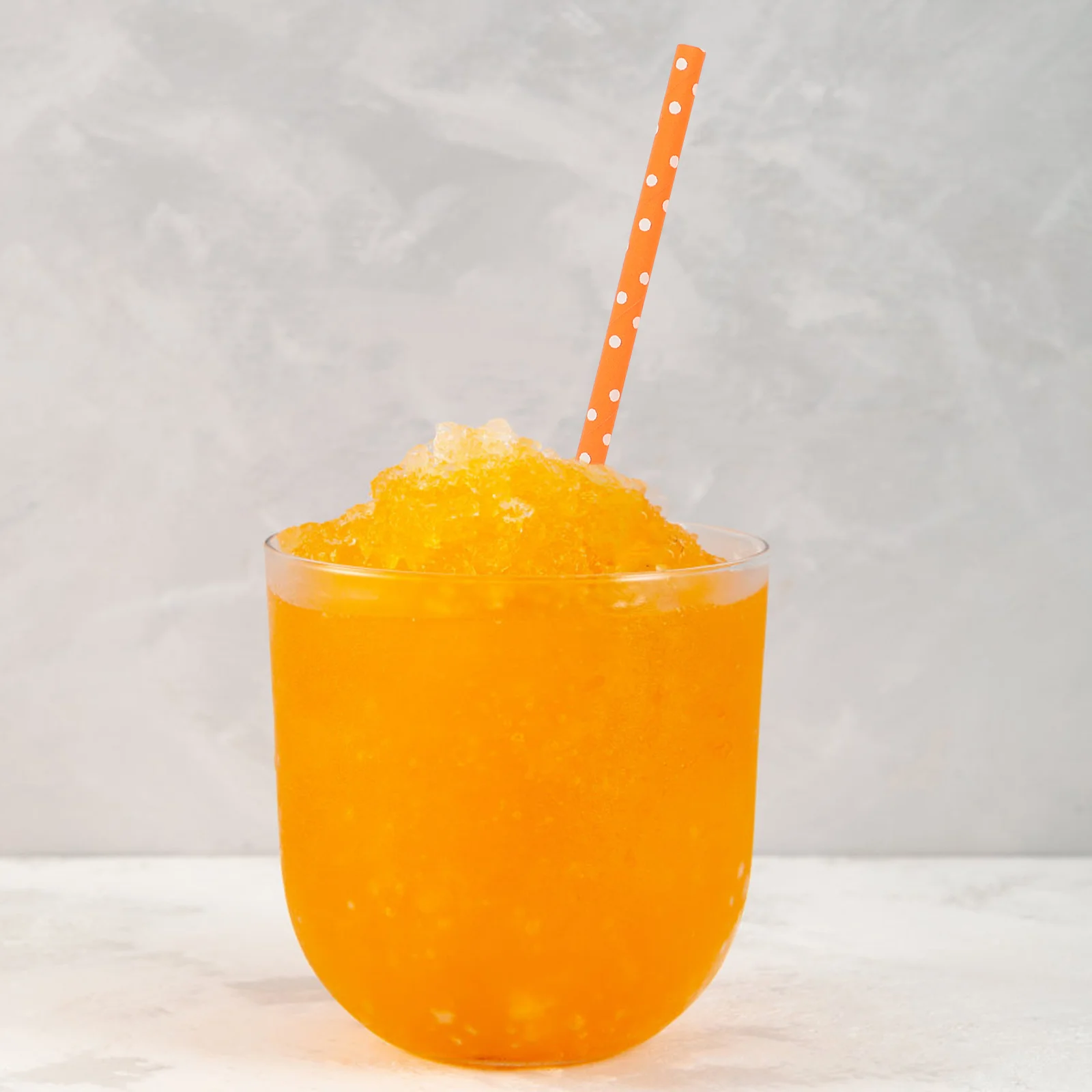 

100 Pcs Straws Decorative Drinking Birthday Party Carnival Paper Orange for Craft