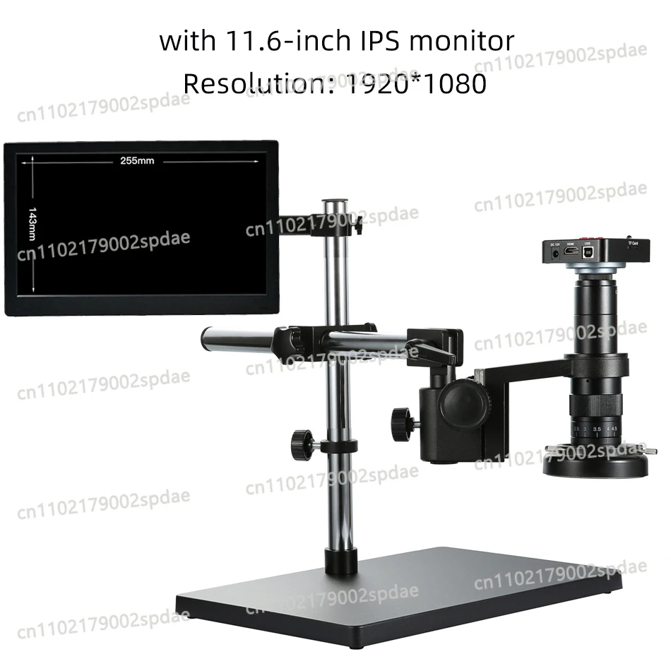 Full HD 48MP 2K 1080P Electronic Video Microscope Camera Storage 120X 180X 300X compatible USB Magnifier for Welding Repair