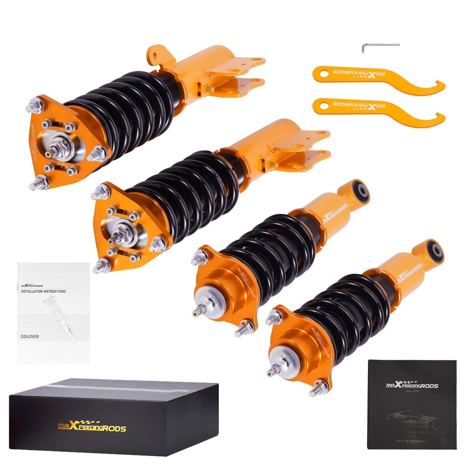 Full Coilover Kits For Mitsubishi Lancer & Ralliart CY2A CY4A 08-2016 Adjustable Coilover Suspension Shock Absorber Struts