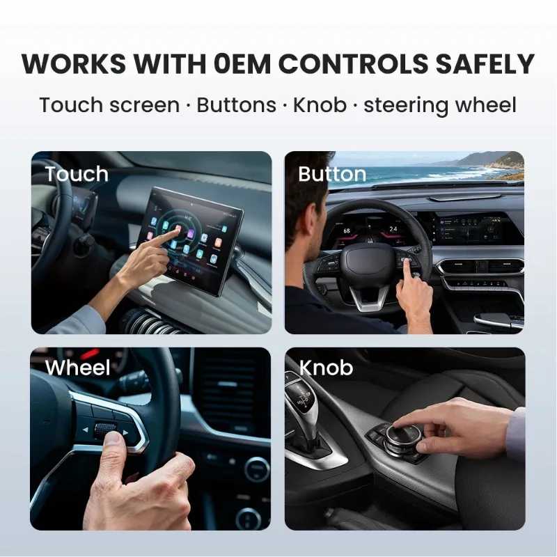 Getpairr Wireless CarPlay & Android Auto Adapter USB Plug & Play BT 5.0 + 5G WiFi Screen Mirroring Voice Control Car Upgrade Box