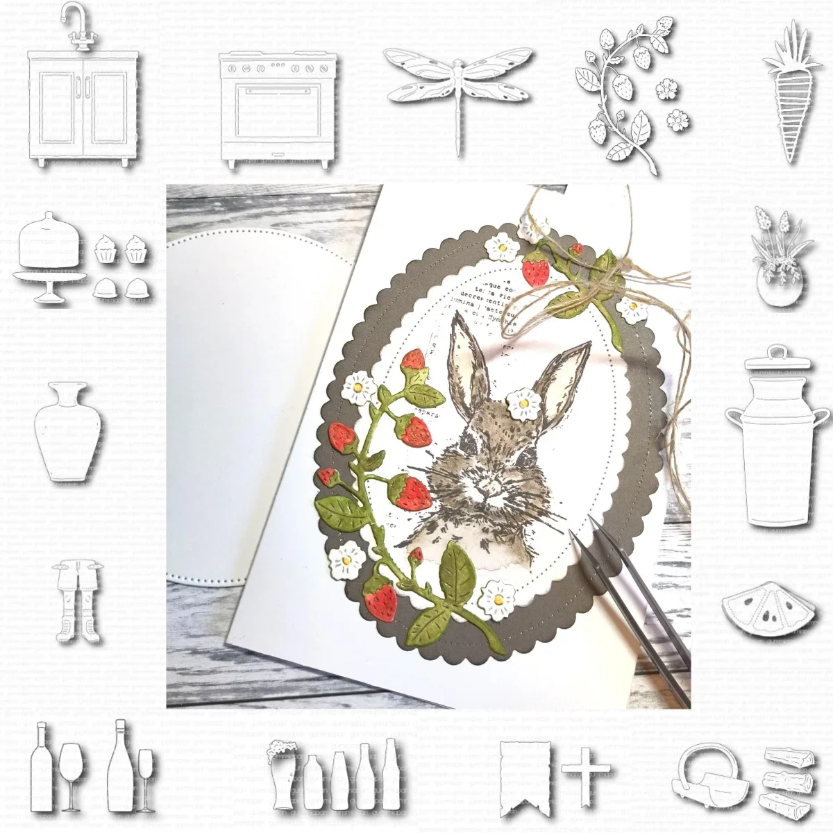 Food Appliance Metal Cutting Dies DIY Scrapbook Craft Decoration Embossing Template Supplies  Greeting Card Handmade 2024