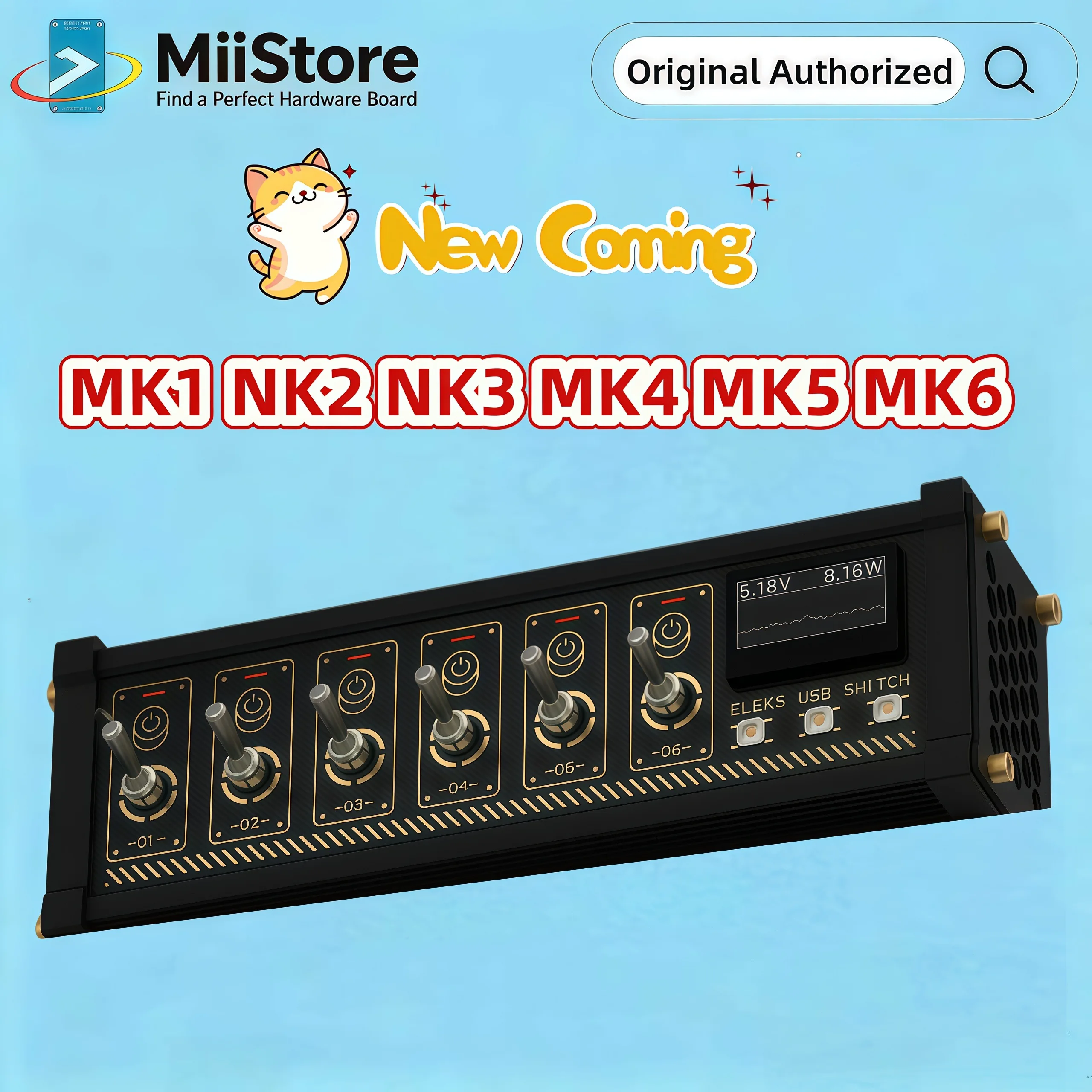 

EleksMaker MK1 NK2 NK3 MK4 MK5 MK6 USB Switch Socket Controllers Toggle Plug Electrical Control Mouse Retro Indicator Lights