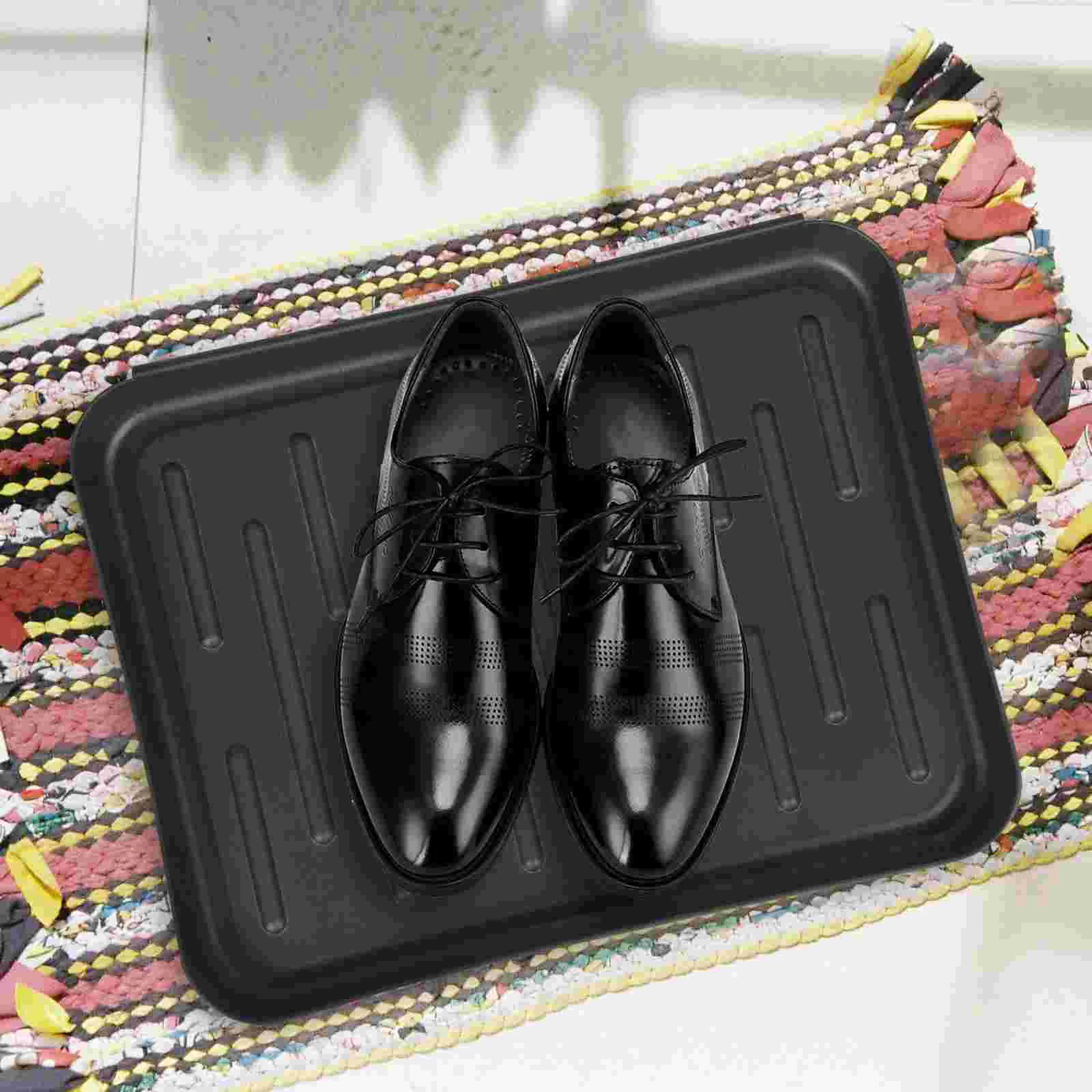 Plastic Waterproof Shoe Tray Multipurpose Storage Multi-function Shoes Flower Pot Mat
