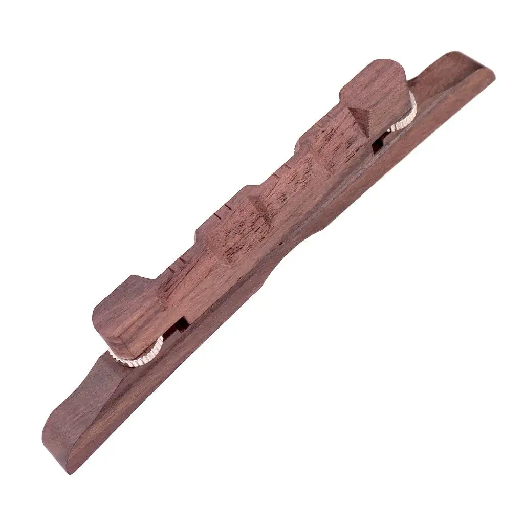 Rosewood Mandolin Archtop Bridge Adjustable String Saddle Replacement Part for Mandolinas Instrument Accessories DIY