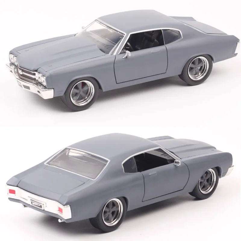 Childrens Jada 1:24 Scale Classics 1970 Chevrolet Chevelle SS Diecast Chevy Muscle Car Model Metal Auto Vehicle Thumbnails Boys