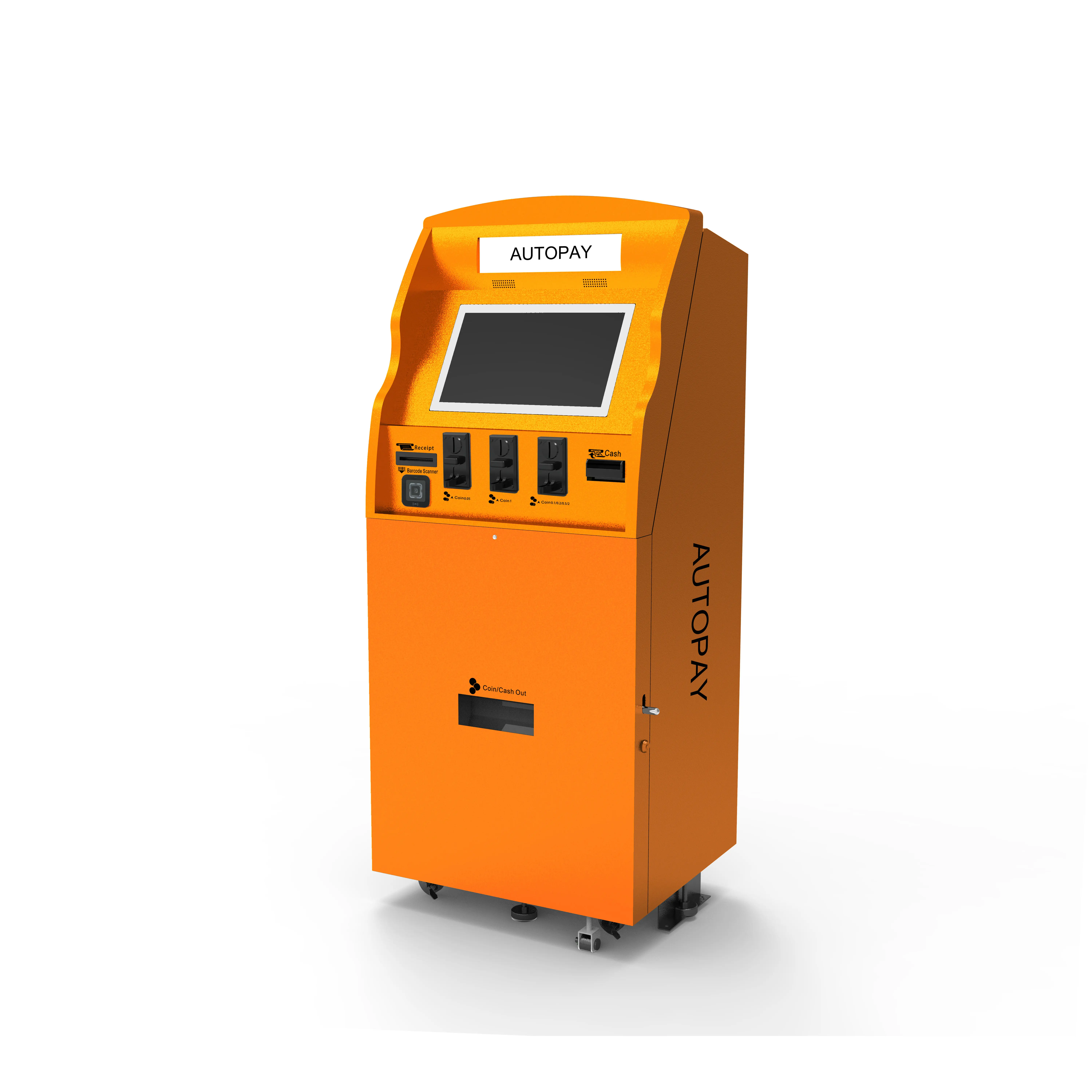 Auto Payment Station All in One Machine With bar Code Scanner and Ticket Scanner and QR Pay