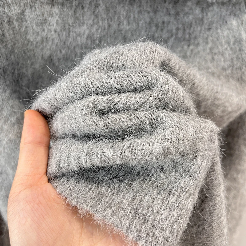 Nordic American Design ort Strickpullover Damen Loose Fit Oulder Insert Flip One Oulder Neline Herbst Winter Swe...