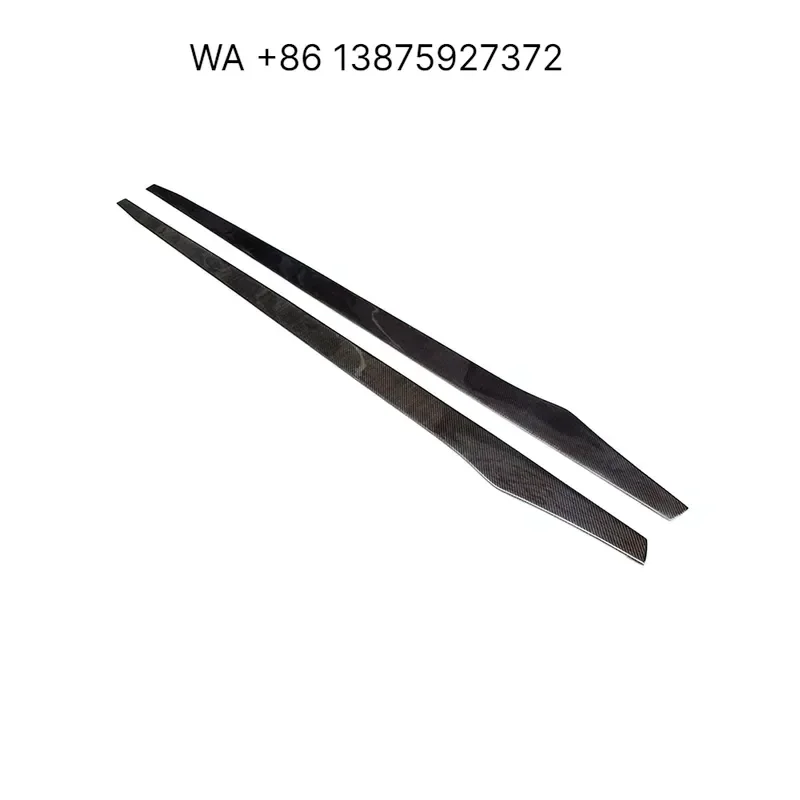 Wmwmnu Carbon Fiber Side Skirt for G80 G81 G82 G83 M3 M4 2020UP Auto Racing Car Styling Extension Skirts