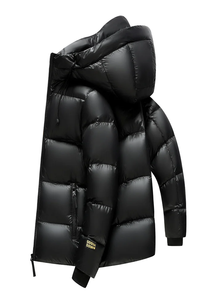 Real 90% Goose Down Coat Men 2025 Winter Thick ThermaL Warm Puffer Jacket Luxury Fashion Hooded Goose Down Parkas Coat