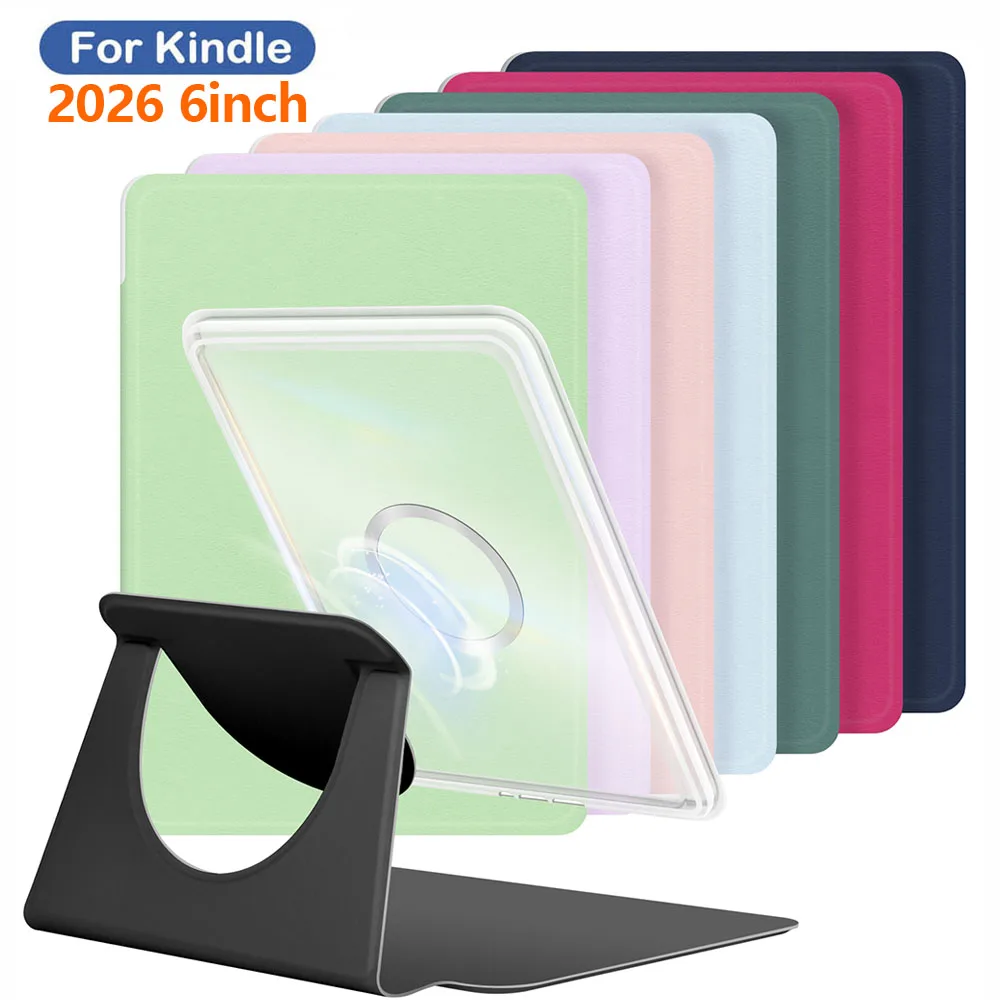 Acrylic Magnetic Bracket Case for Kindle 2026 12th Generation 6Inch Model No. LP38MA Z8PC57 Pouch Cover 6'' Shell Accessories