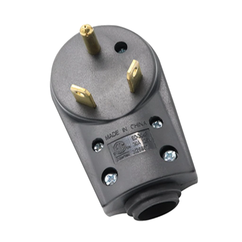 

30A Male Plug / RV Camper Motor Home Trailer Power Cord Plug