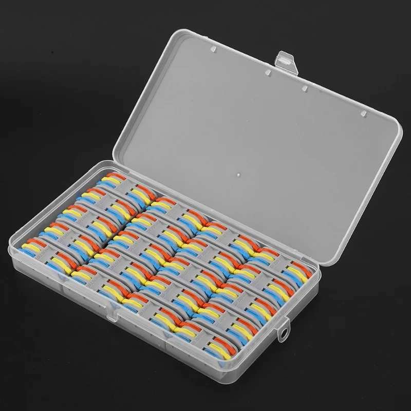 20PCS 11~28AWG PCT-2-3 Electric Cable Wire Quick Wiring Connector Conductor Terminal Block