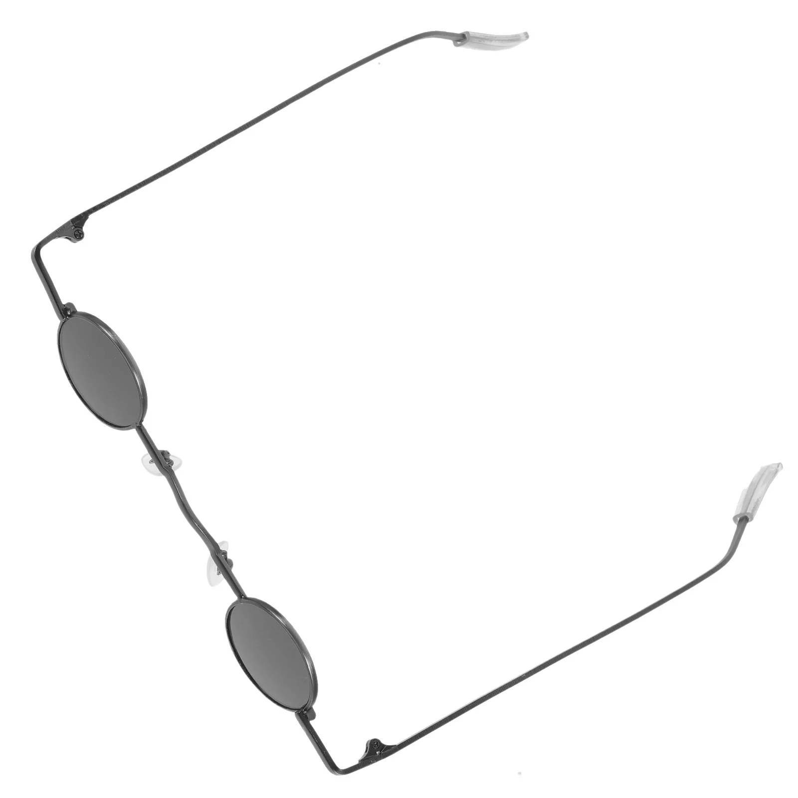 

Retro Sunglasses Black Small Round Frame for Men Women Fashion Lightweight Beach Eyewear Uv Resistant Creative Eyeglasses Trendy