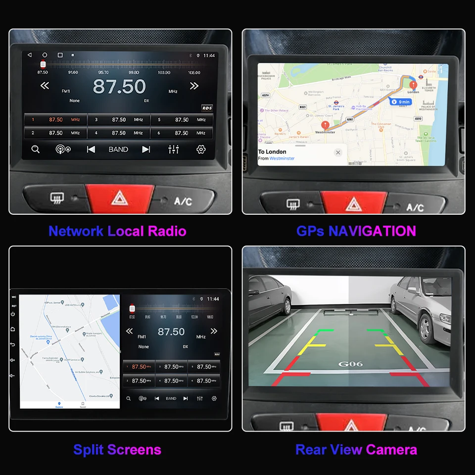 Android 13 CarPlay シトロエン C4 ピカソ 7インチ 1DIN