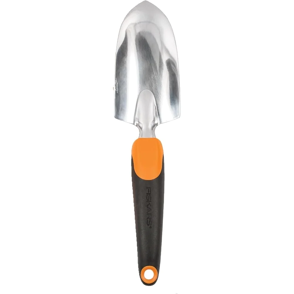 

Heavy Duty Ergonomic Garden Trowel Digging Planting Rust Resistant Aluminum Hand Tool with Hanging Hole Gardening Tasks