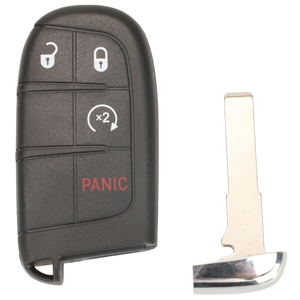 Jingyuqin SIP22 Klinge Fernbedienung Smart Key Shell Ersatz für Fiat 500 500L 500X Toro 2016 2017 2018 2019 Auto Schlüssel Fall 3/4/5 BTN
