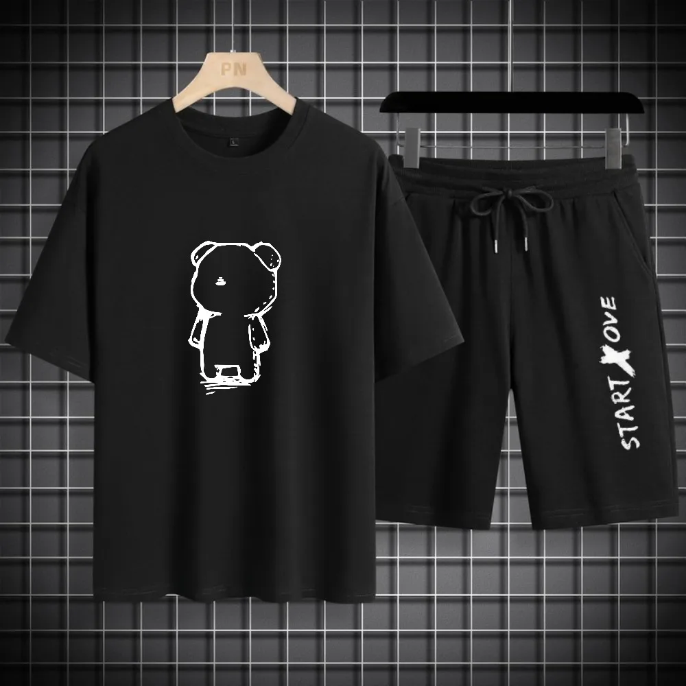 

1pcs Men's t-shirt Sets 2026 Spring/Summer men's Tracksuit set men's suits Graphic outfits two piece two-piece set 3D Printed