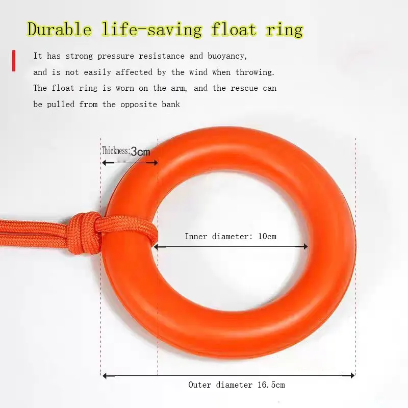 High-buoyancy Water Rescue Rope Waterproof Floating Rescue Rope Suitable for Ships Swimming and Water Sports Safety Accessories