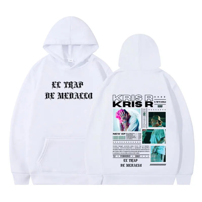 

Худи Rapper Kris R Return To The Trap 2025: Новый альбом, унисекс, хип-хоп, готика, пуловер, уличная одежда, свободный повседневный костюм