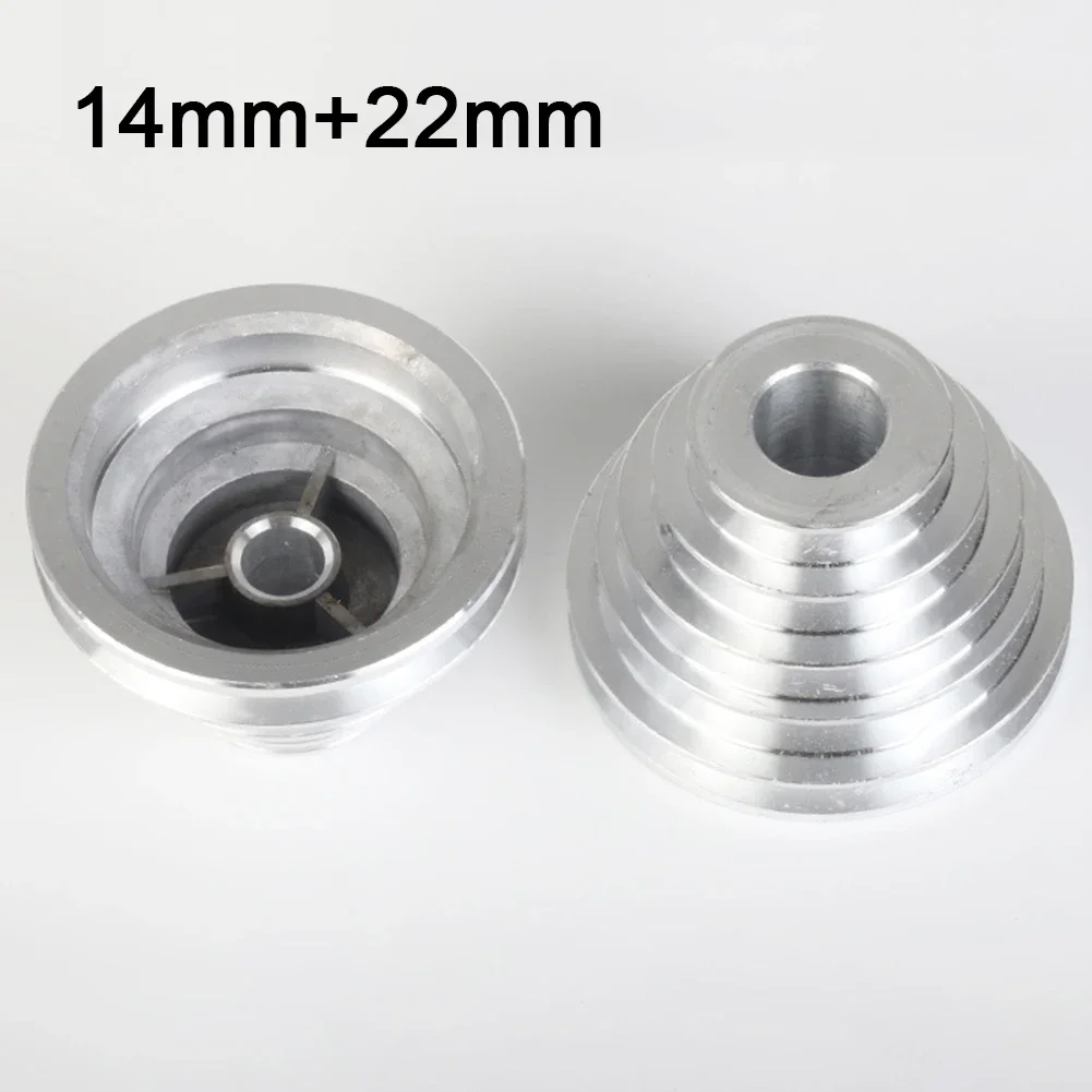 Reliable Aluminum Pagoda Pulley Wheel For A Type V Shaped Pulley Timing Belt Suitable For Benchtop Drill Press