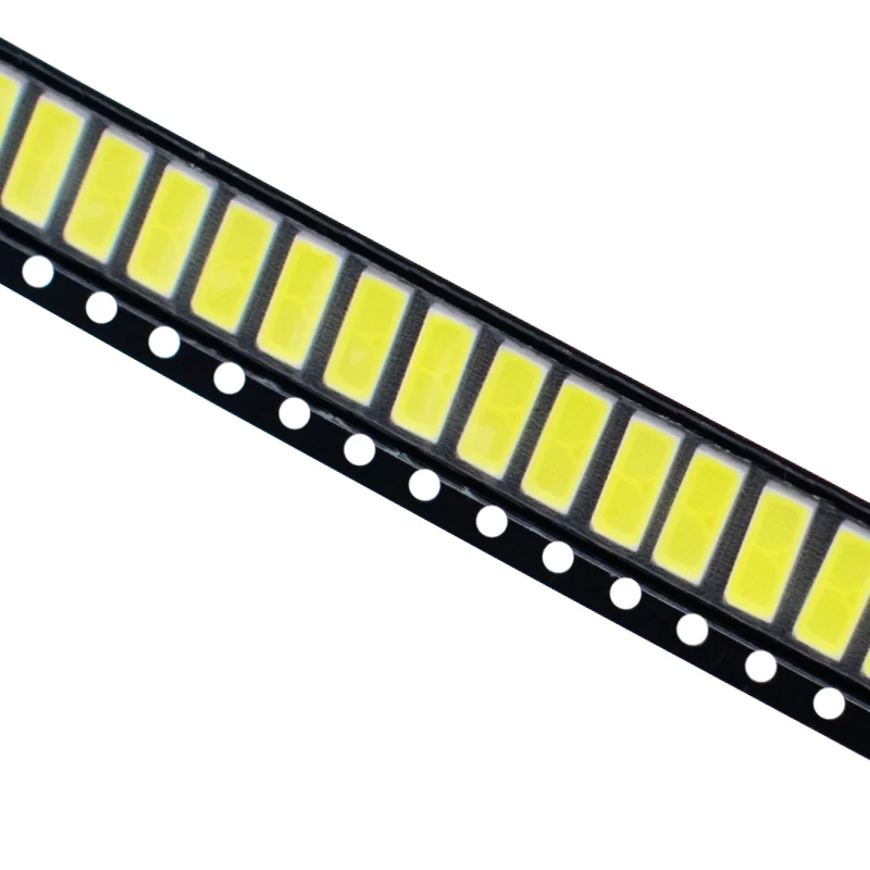 50-100PCS For LG Innotek LED LED Backlight 1W 7030 6V Cool white TV Application smd 7030 led cold white 100-110lm 7.0*3.0*0.8mm