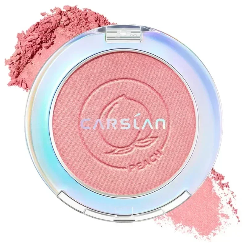 CARSLAN 6 Colors Dazzling Blush Palette Nude Matte Shimmer Glitter Natural Highlighting Blusher Rouge Cheek Tint Makeup Cosmetic