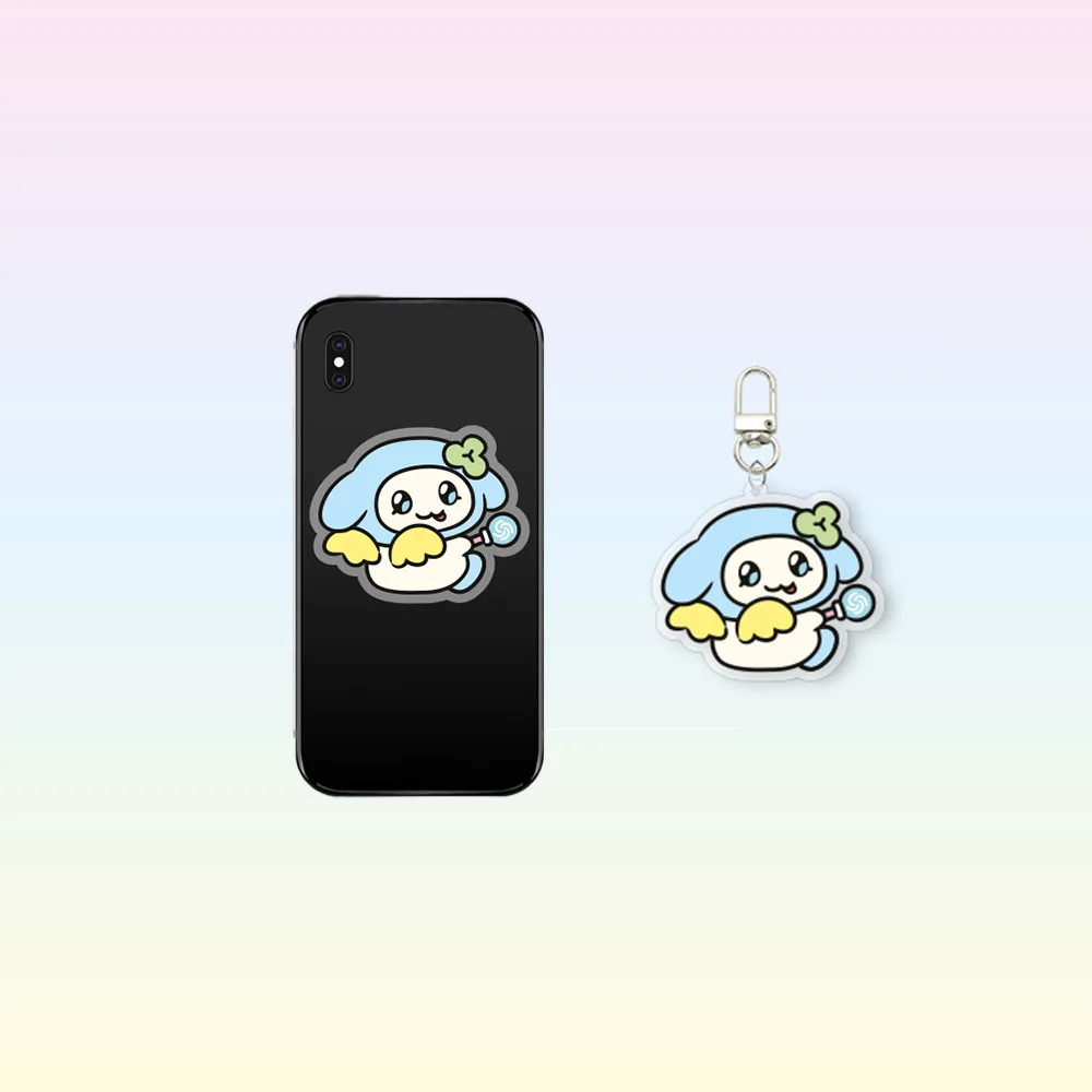 2 قطعة/المجموعة Kpop ATEEZ Mighteez حامل هاتف أكريليك كيرينغ الكرتون نمط المفاتيح ملحقات الهاتف Hongjoong San Yunho المشجعين هدية #2