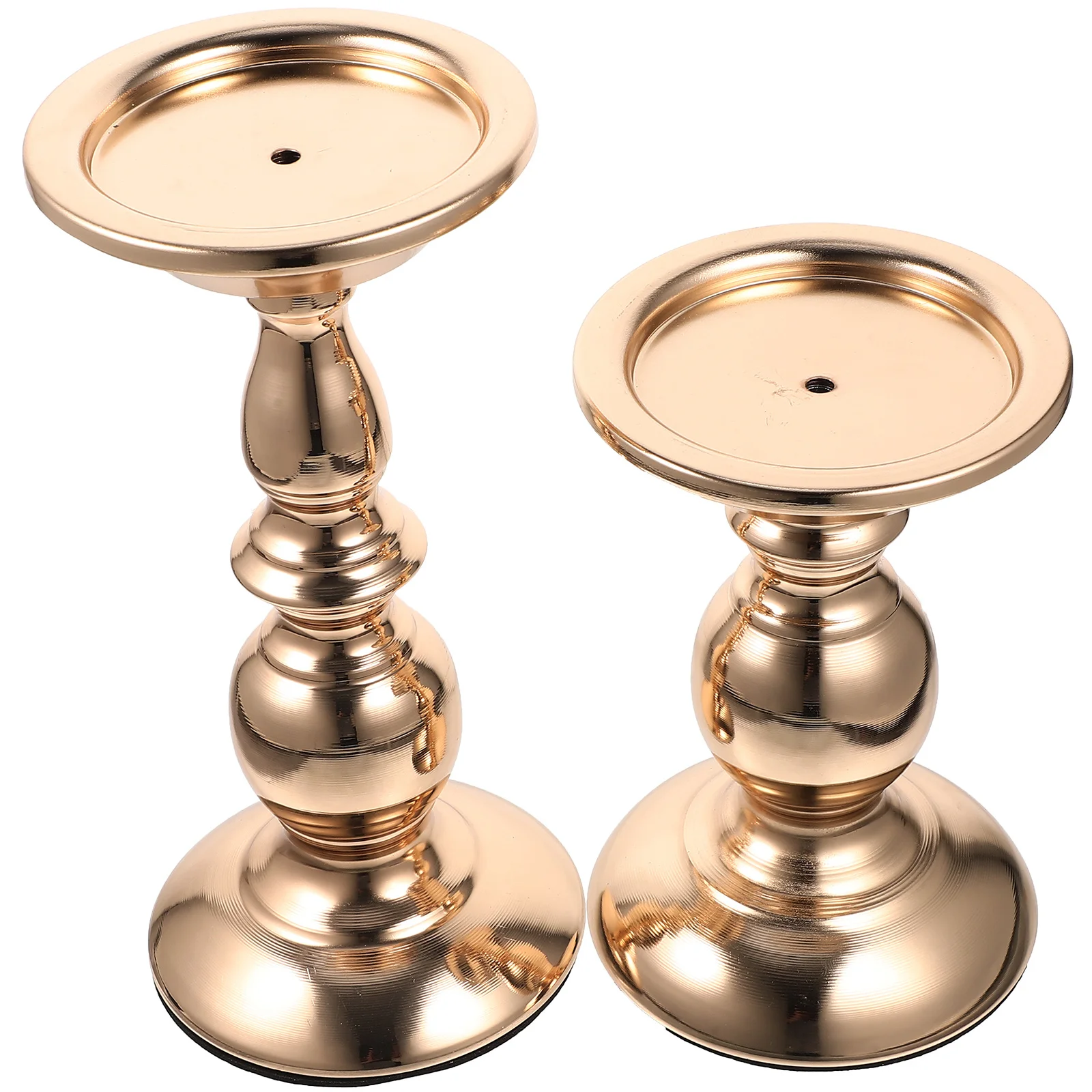 2 قطعة حامل الحديد المطاوع الرجعية خمر نمط الشمعدان لحفل عشاء رومانسي ديكور المنزل حامل سطح المكتب #6