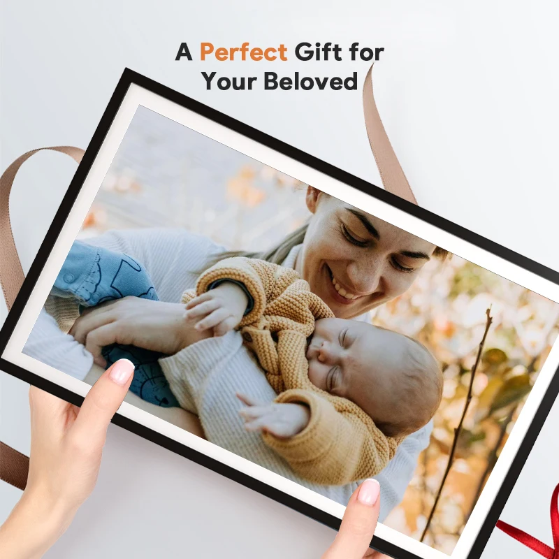 Digital Picture Frame 15.6 Inch,WiFi Digital Photo Frame Mobile With Touch Screen , 1920x1080 IPS HD, Auto-Rotate,Free Transfer