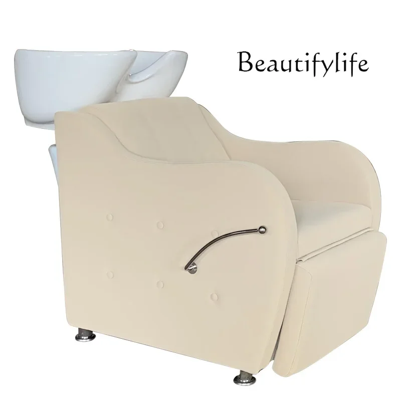 Nordic Hair Saloon Dedicated Lying Half Multi-Functional Flushing Bed