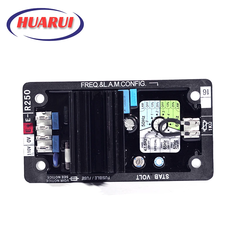 

R250 AVR Field regulator board Diesel brushless generator set automatic voltage regulator module