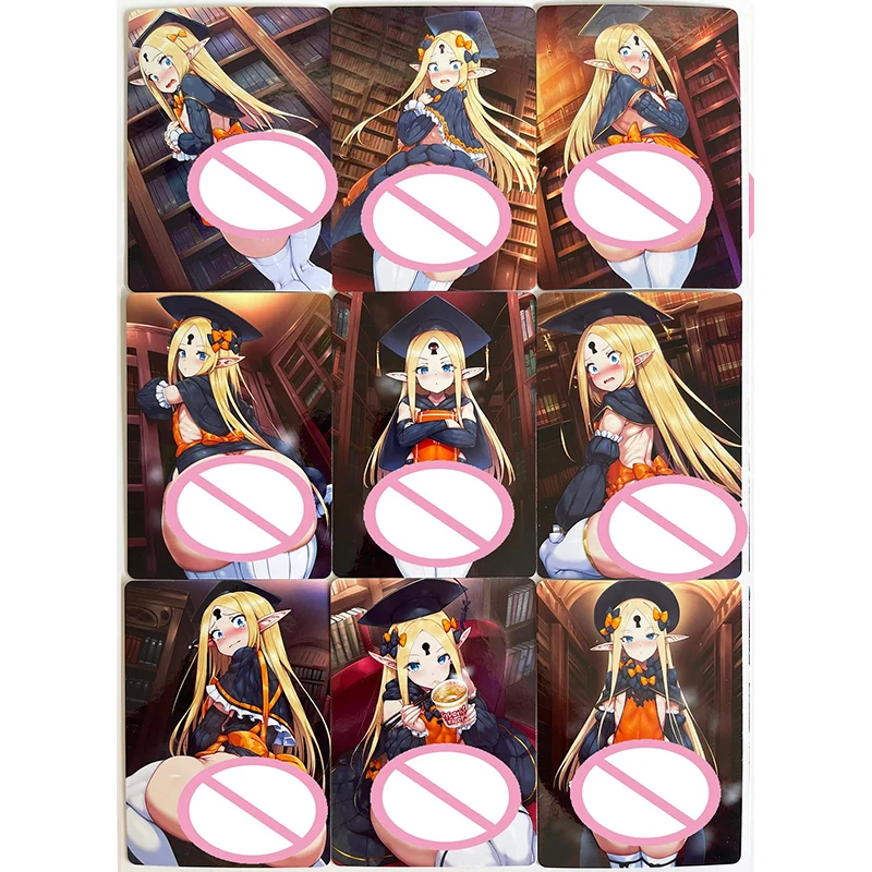 Karta żonowca Karta kolekcjonerska Gra dla chłopca Zabawka Gra planszowa Prezent urodzinowy DIY Anime Czarny Mag Żeński 2B Nakime Premium Foil Card 54 szt.