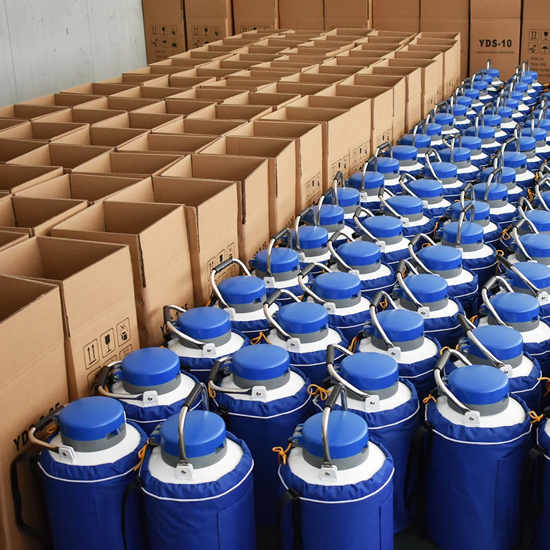 

15L 80mm Wide-Neck LN2 Container for Long-Term Freezing & Biological Sample Storage Liquid Nitrogen Medium