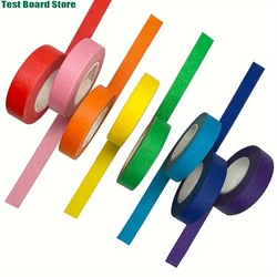 7 Rolls colored masking tape, rainbow colored craft art tape, labels, DIY decoration, coding decoration, teaching supplies