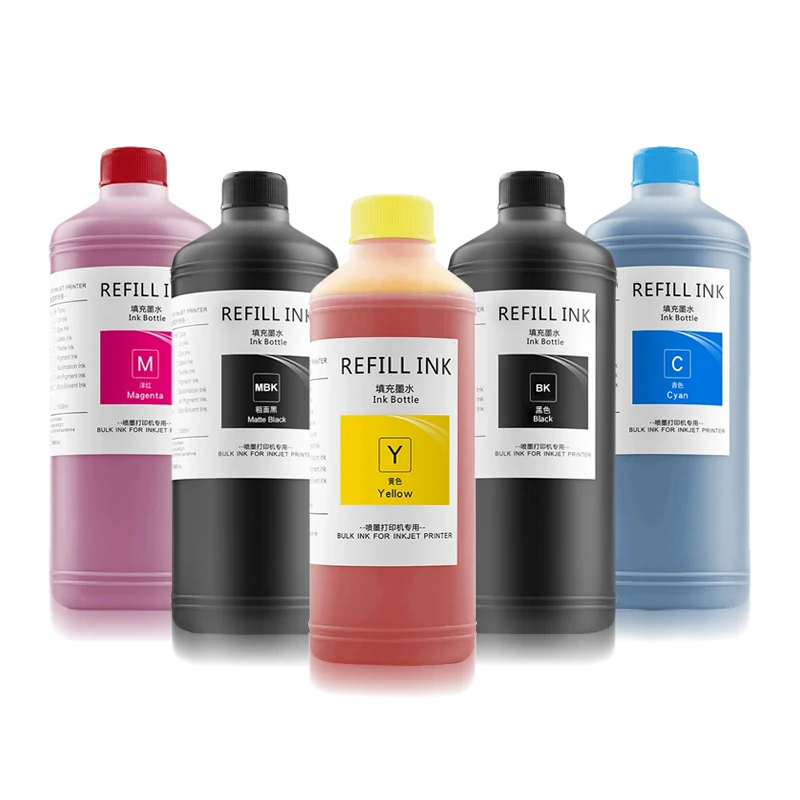 1000ML Dye Ink For Epson T6941 T6942 T6943 T6944 T6945 Surecolor T3200 T5200 T7200 T3270 T5270 T7270 T3000 T5000 T7000 Printer