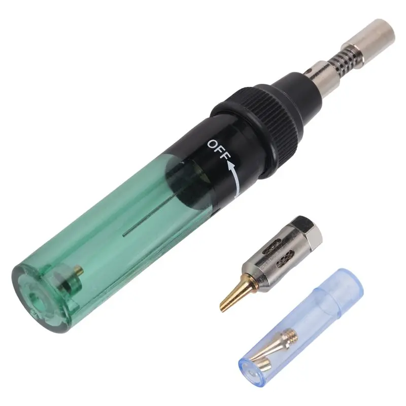 M12K-1300℃ Celsius Butane 4 In 1 Gas Soldering Iron Welding Pen Burner Welding Soldering Kit A+B