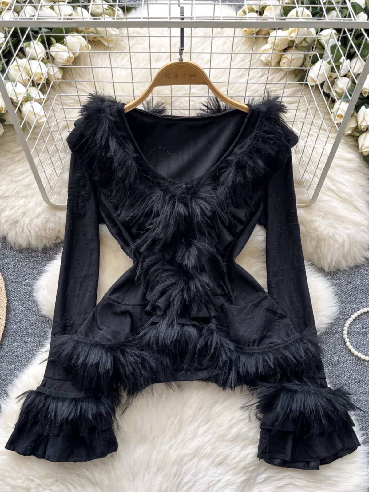 

Свитера Джемперы Кардиганы Женские трикотажные изделия больших размеров Техническая сетка Fair Isle Regular Line City Slim Daily Simple Colorful