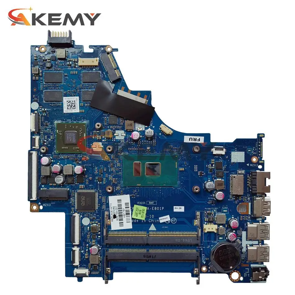 لديل بافيليون 15-BS اللوحة الرئيسية LA-E801P 924756-601 SR342 i5-7200U 216-0867071 2G اللوحة الأم للكمبيوتر المحمول اختبار كامل 250 G6