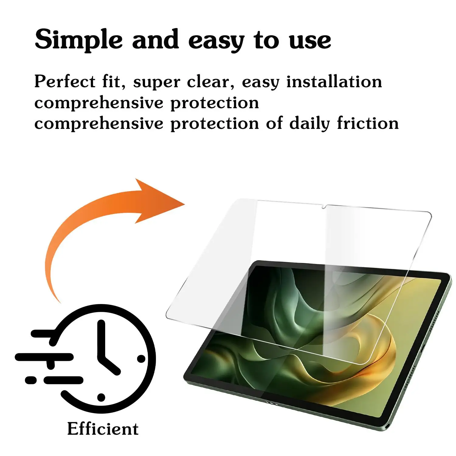 For Moto Pad 2026 5G Tablet Tempered Glass Screen Protector For Moto Pad 2026 HD Clear Anti Scratch Protective Glass Film view 3