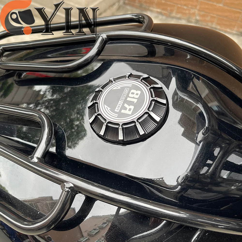 

For BMW20-23 R 18 100 Years R18 Classic 2020 2021 2022 2023 Motorcycle Oil Tank Cover Machined Fuel Filler Lid Gas Fuel Tank Cap