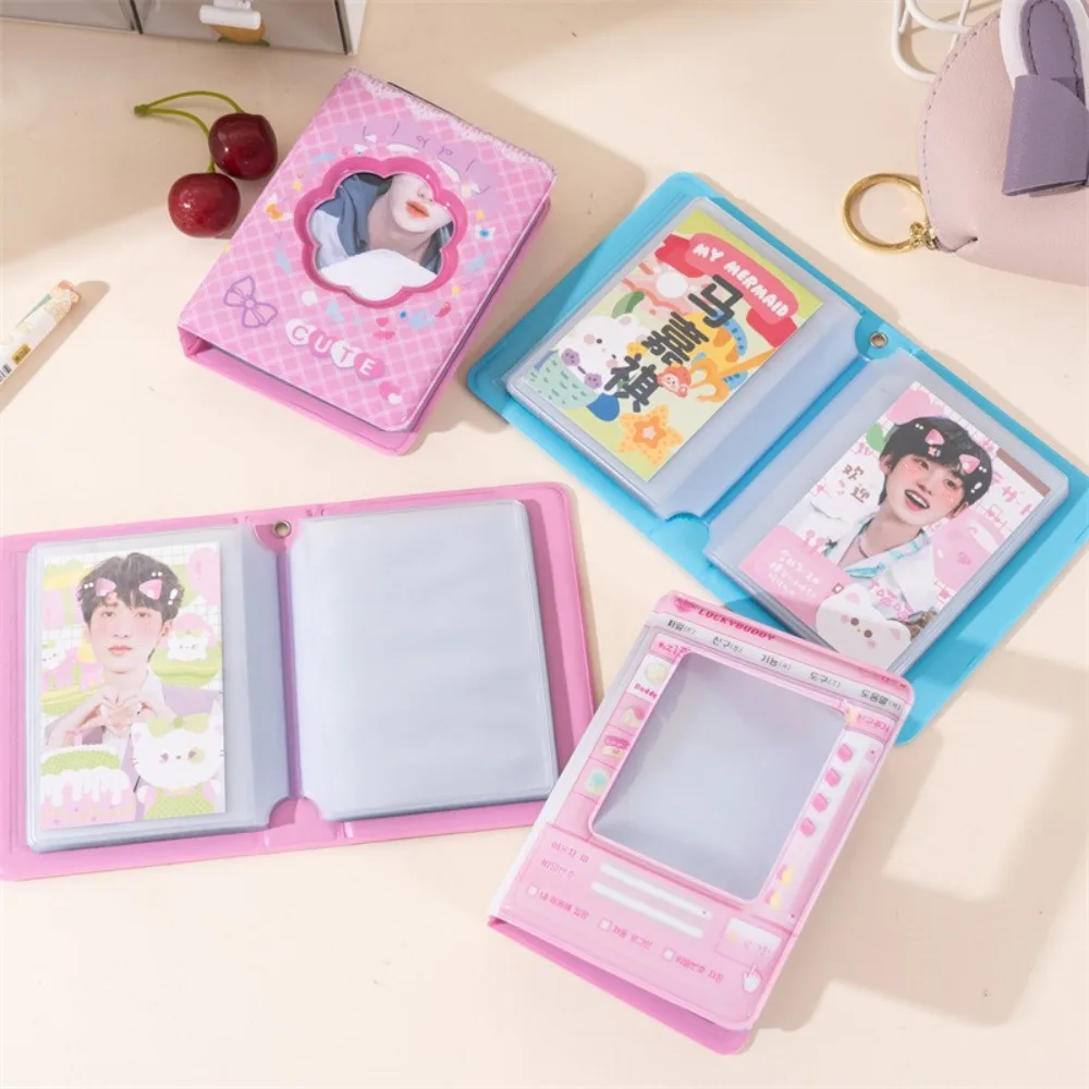 Kawaii PVC Card Book 3 Inch 40 Slots Card Binder Photo Card Protective Sleeve