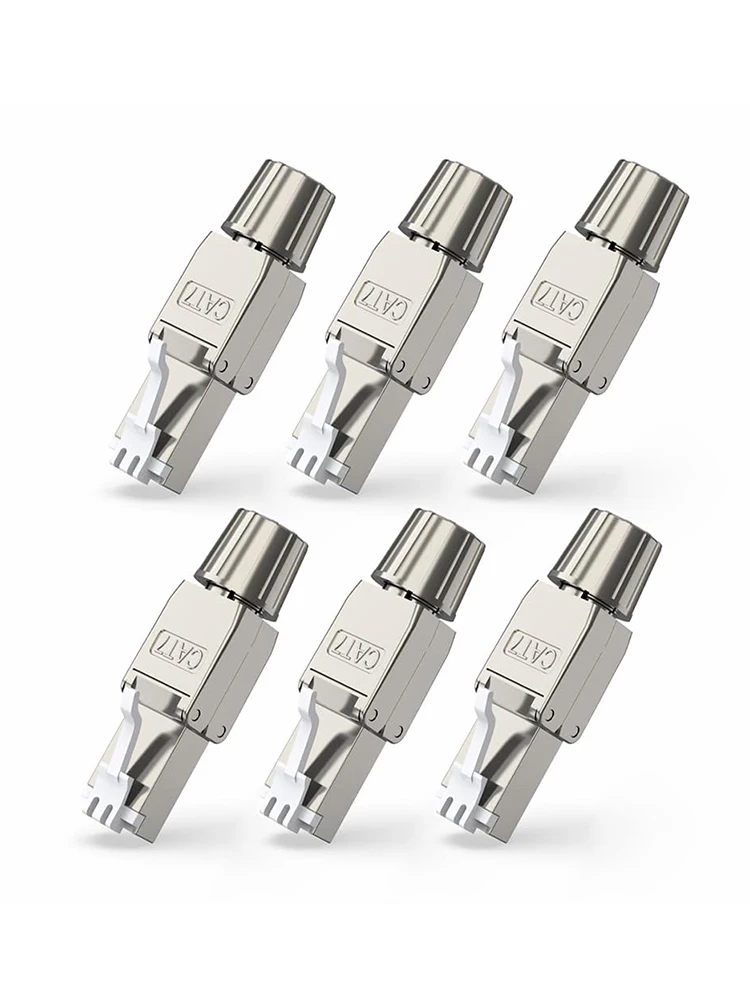 Złącze ZoeRax RJ45 Cat8 Cat7 Cat6A, bezużywające narzędzi, ekranowane/niesekretnione, do zakończania kabli Ethernet 23~26AWG STP/UTP. — zdjęcie 2