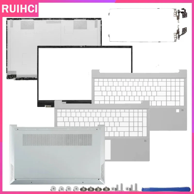

For Pavilion TPN-Q245 TPN-Q246 15-EH 15Z-EH 15-EG Laptop LCD Back Cover Top Case Front Bezel Frame Hinges Palmrest Bottom Case