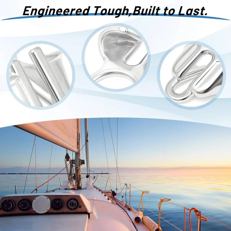 Chain Lock Boat Stainless Steel Castings Anchor Chain Locks Anchor Links Marine Hardware Yacht Accessories 6-8mm  10-12mm