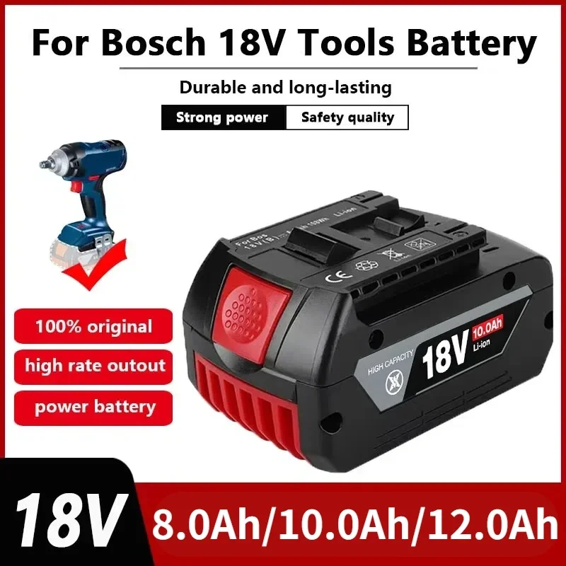 

18V 12000mAh Replacement Battery For Bosch 18V Professional Systeem power Tools Bat609 Bat618 Bat619 Gba18v80