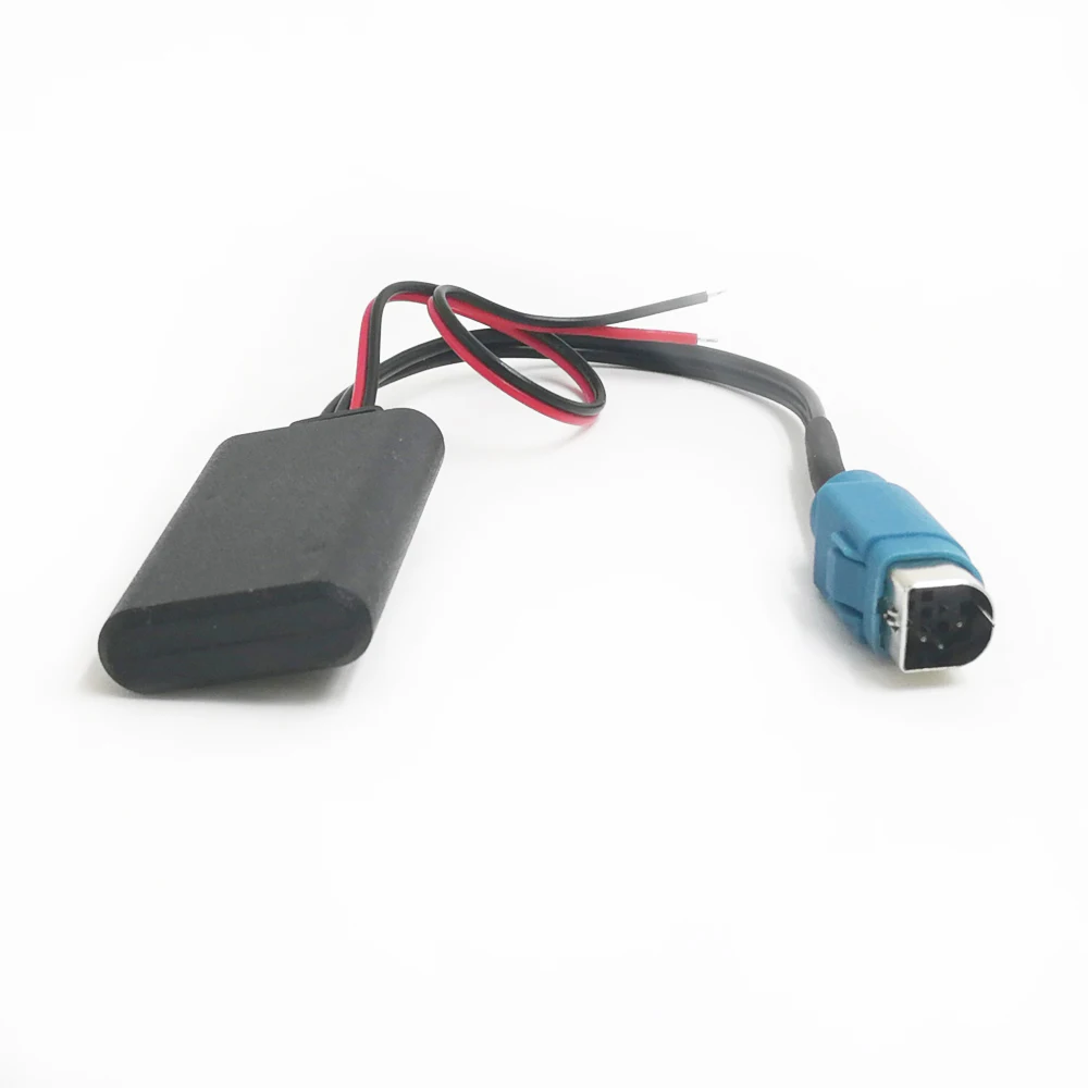 Biurlink Car Bluetooth 5.0 Wireless Music Adapter for Alpine Radio AUX Cable Adapter KCE-236B CDE9885 9887 to Smartphone