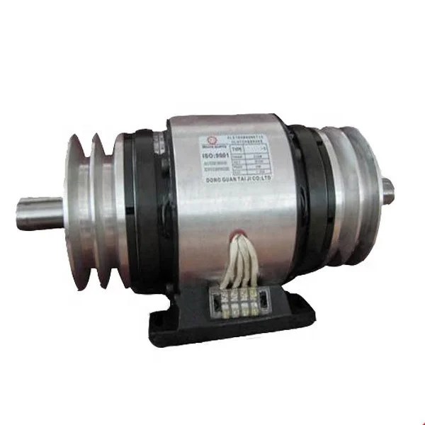 Grupo de frenos de embrague electromagnético de doble solenoide de precio de embrague magnético eléctrico del fabricante TLF