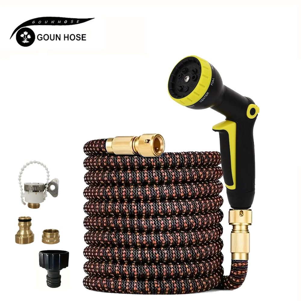 

High Quality Flexible Expandable Garden Hose High Pressure Nozzle Spraye Washer Gun Car Wash Hose Expandable Garden Water Hose